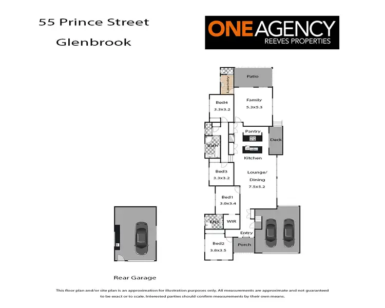 Floorplan of Homely house listing, 55 Prince Street, Glenbrook NSW 2773