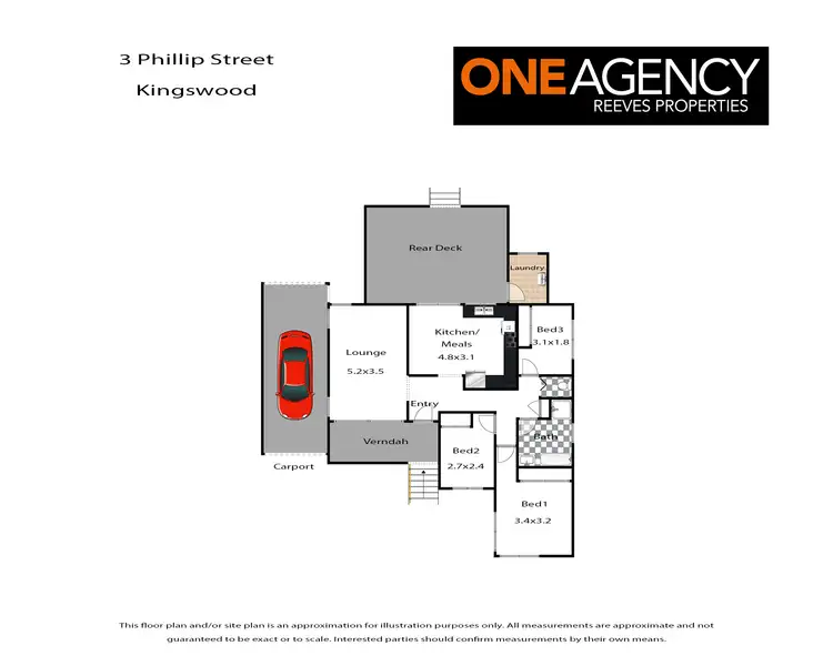 Floorplan of Homely house listing, 3 Phillip Street, Kingswood NSW 2747