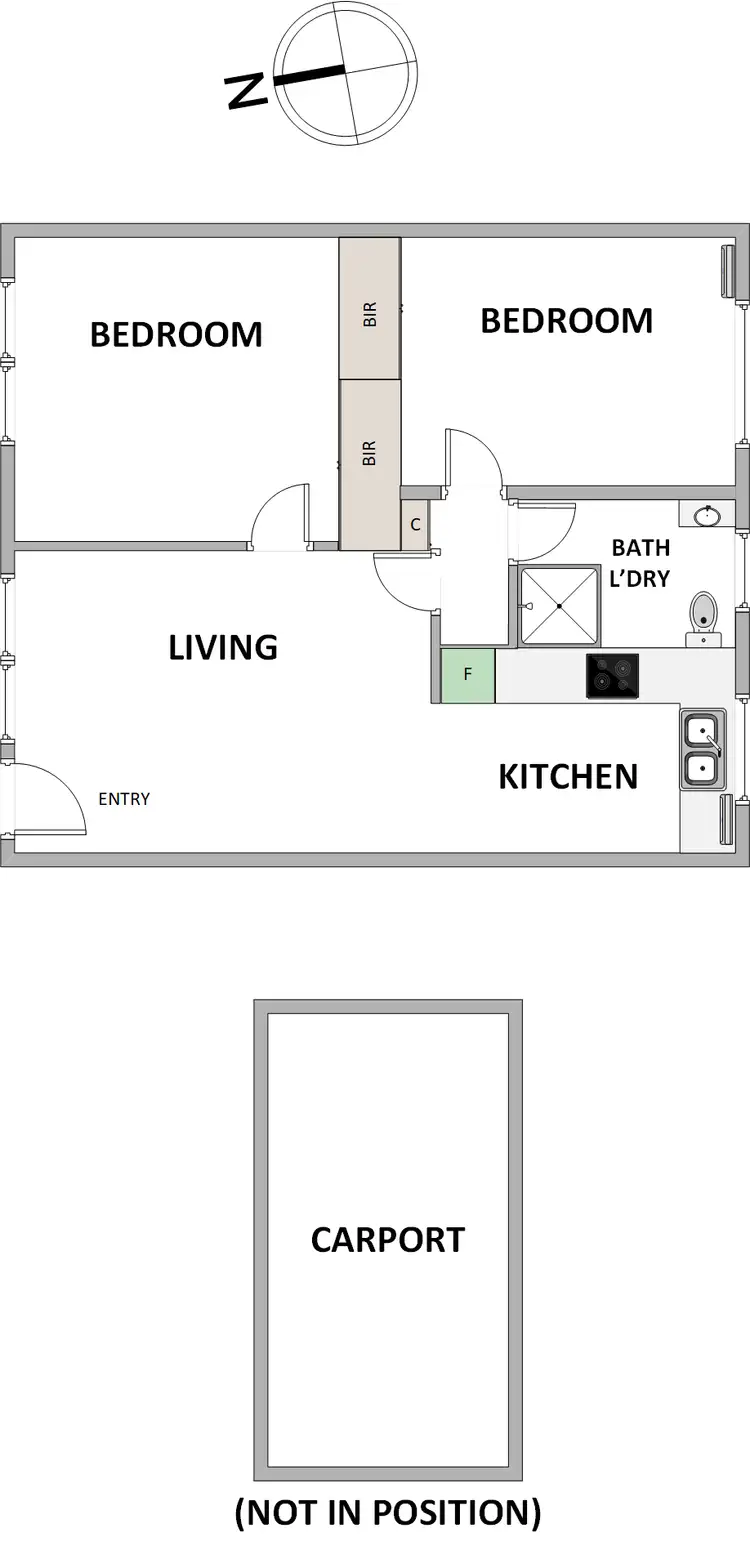 Floorplan of Homely apartment listing, 10/125 Kambrook Road, Caulfield North VIC 3161