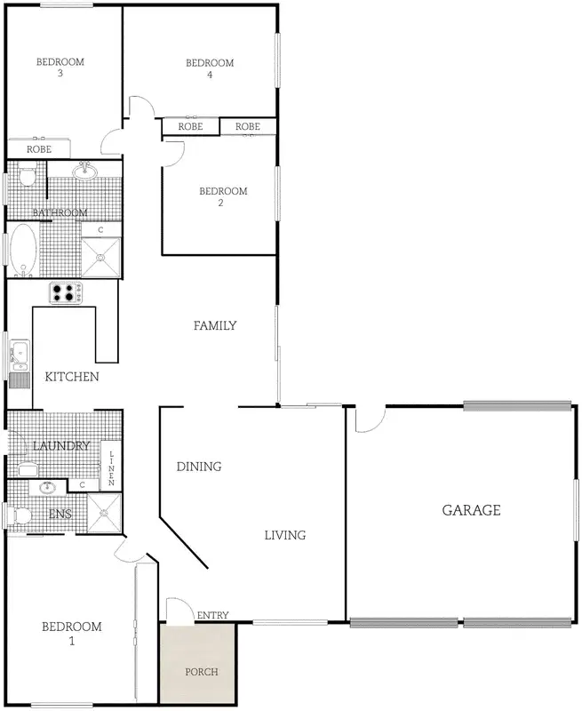 Floorplan of Homely house listing, 23 Narryer Close, Palmerston ACT 2913