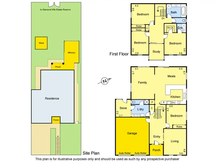 Floorplan of Homely house listing, 21 Bayonne Close, Greensborough VIC 3088