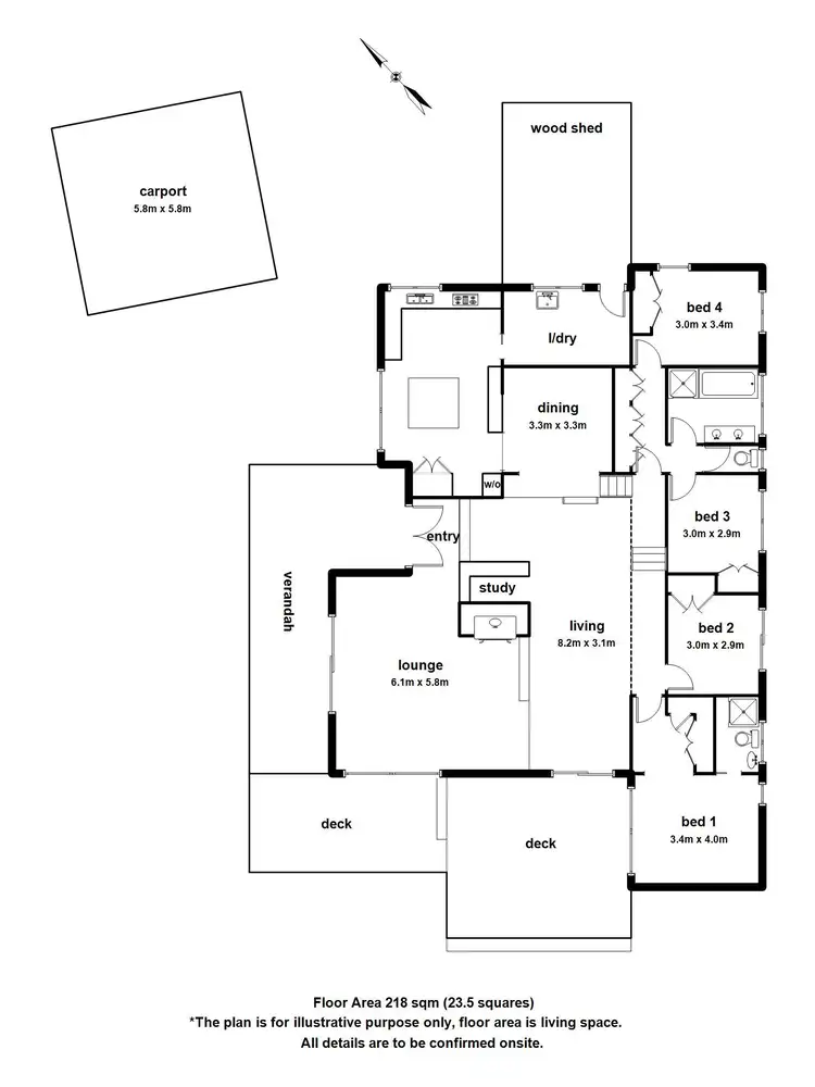 Floorplan of Homely house listing, 21 Currajong Avenue, Selby VIC 3159