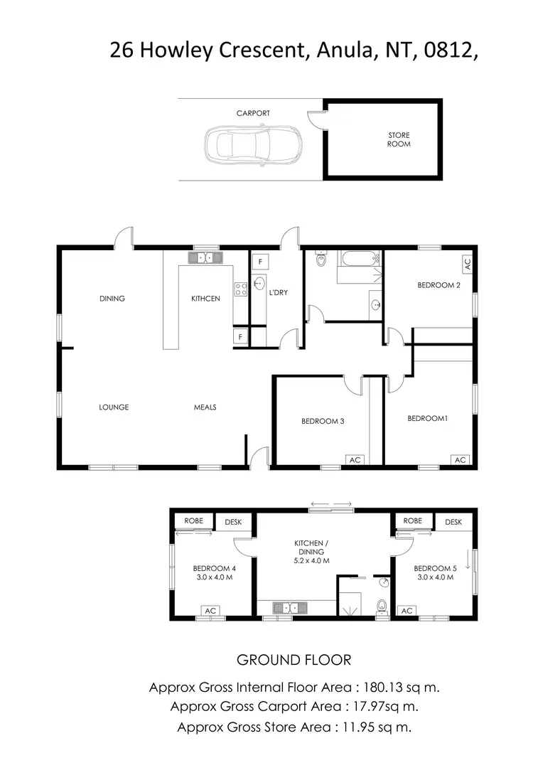 Floorplan of Homely house listing, 26 Howley Crescent, Anula NT 812