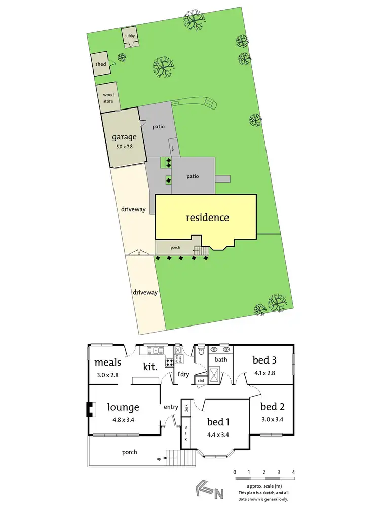 Floorplan of Homely house listing, 27 Ash Grove, Montrose VIC 3765