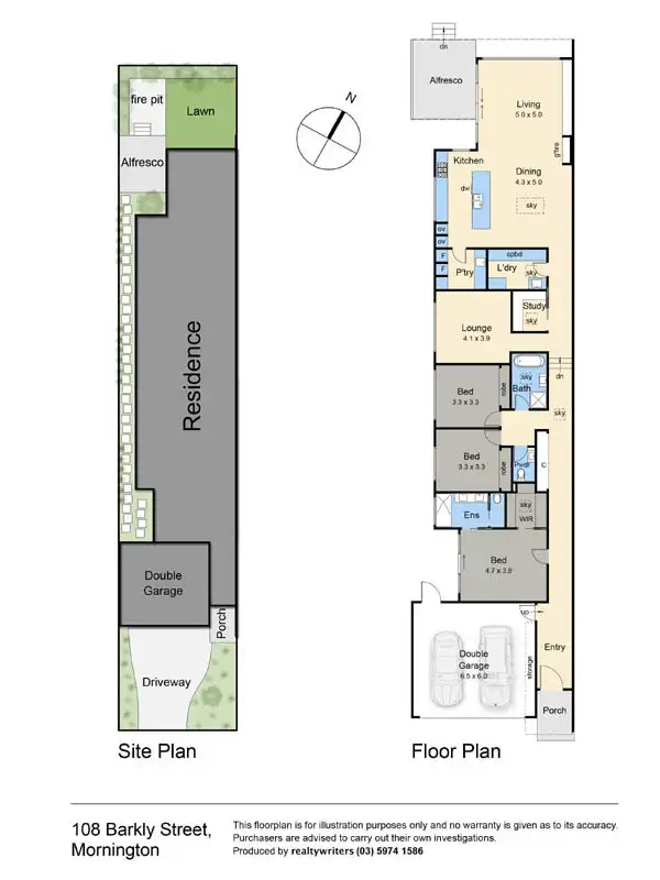 Floorplan of Homely house listing, 108 Barkly Street, Mornington VIC 3931