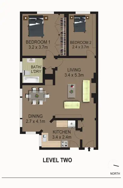 Floorplan of Homely apartment listing, 11/454 Edgecliff Road, Edgecliff NSW 2027