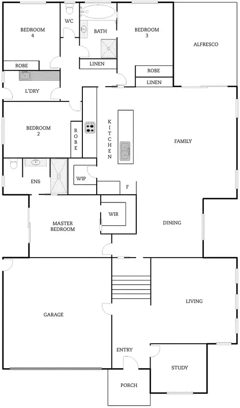 Floorplan of Homely house listing, 22 Wighton Terrace, Casey ACT 2913