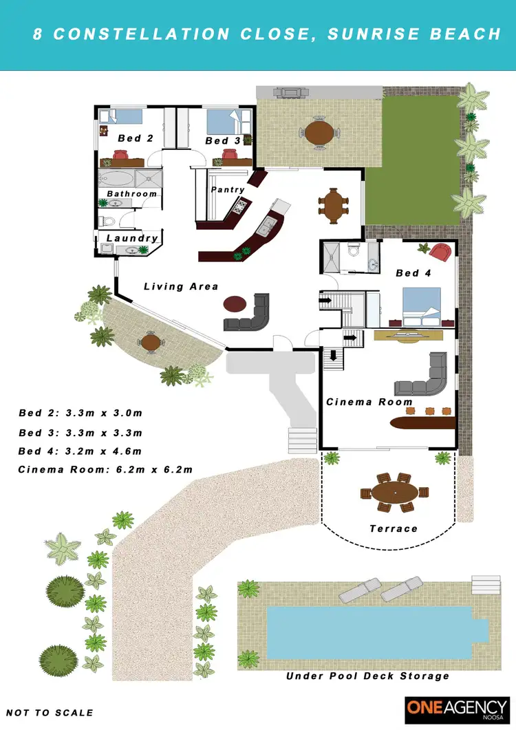 Floorplan of Homely house listing, 8 Constellation Close, Sunrise Beach QLD 4567