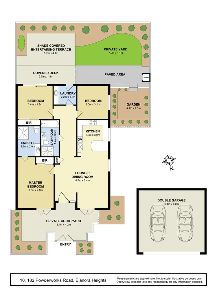 Floorplan of Homely apartment listing, Unit 10/182 Powderworks Road, Elanora Heights NSW 2101