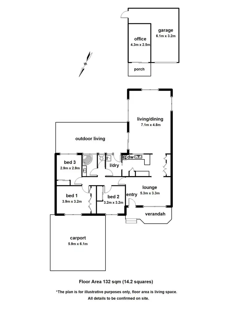 Floorplan of Homely house listing, 300 Warburton Highway, Wandin North VIC 3139