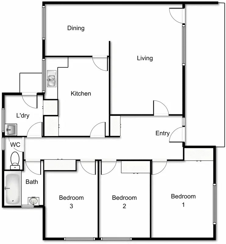 Floorplan of Homely house listing, 49 Sherbrooke Street, Ainslie ACT 2602