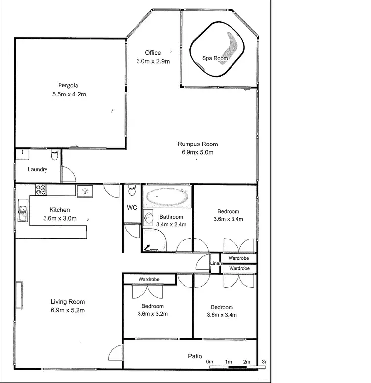 Floorplan of Homely rural property listing, 178 South Ballina Beach Road, Ballina NSW 2478