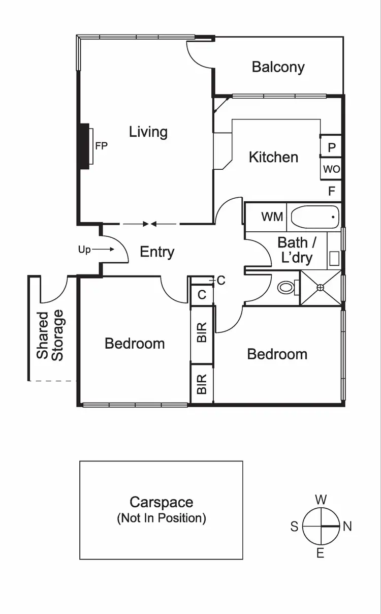 Floorplan of Homely apartment listing, 10/304 Inkerman Street, St Kilda East VIC 3183