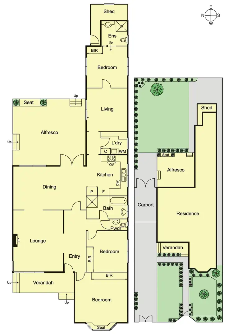 Floorplan of Homely house listing, 42 Elimatta Road, Carnegie VIC 3163