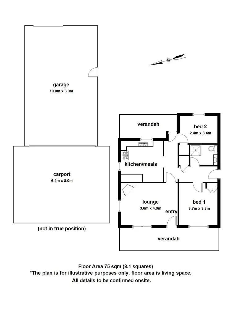 Floorplan of Homely house listing, 6 Gully Crescent, Belgrave VIC 3160