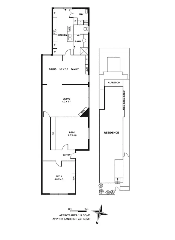 Floorplan of Homely house listing, 74 Denham Street, Hawthorn VIC 3122