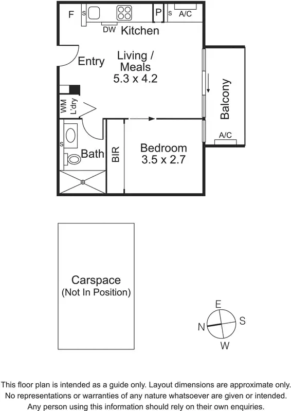 Floorplan of Homely apartment listing, 1606S/229 Toorak Road, South Yarra VIC 3141
