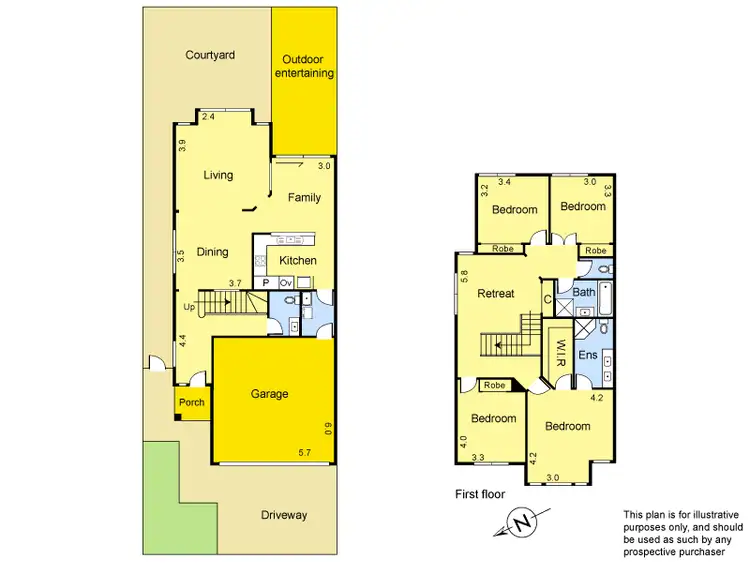 Floorplan of Homely house listing, 8 Willunga Way, Bundoora VIC 3083