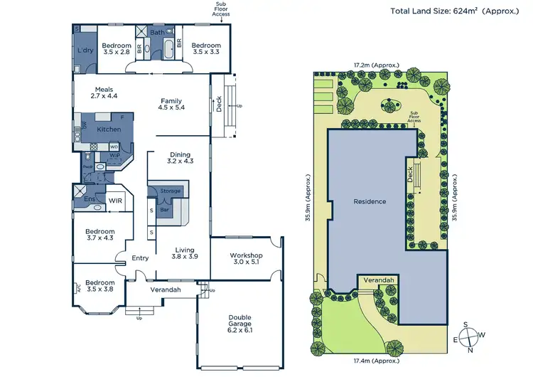 Floorplan of Homely house listing, 7 Bianca Court, Rowville VIC 3178