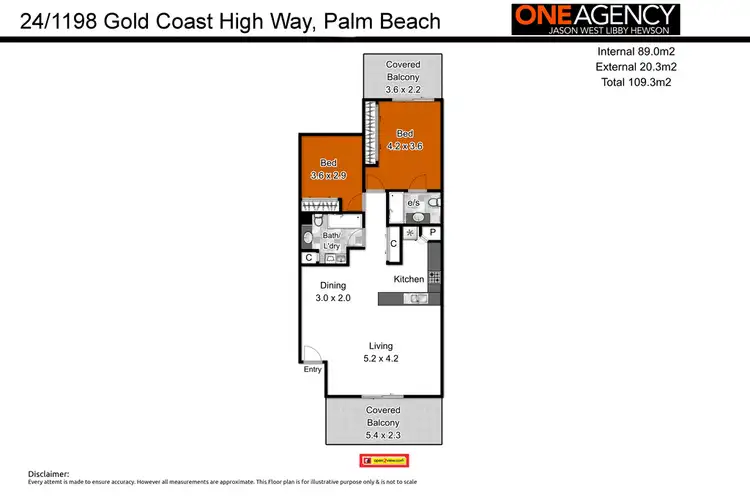 Floorplan of Homely apartment listing, 24/1198 Gold Coast Highway, Palm Beach QLD 4221