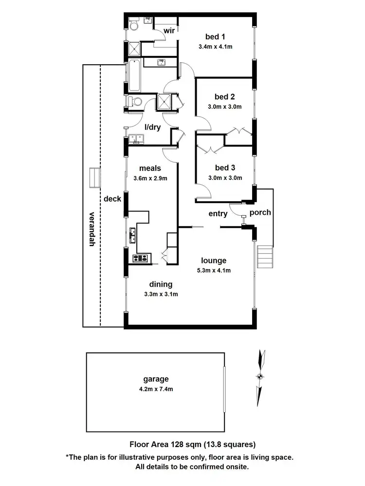 Floorplan of Homely house listing, 483 Monbulk Road, Monbulk VIC 3793