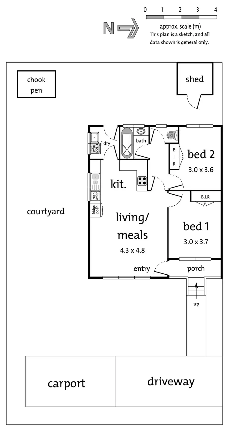 Floorplan of Homely unit listing, 6/28 Orient Avenue, Mitcham VIC 3132
