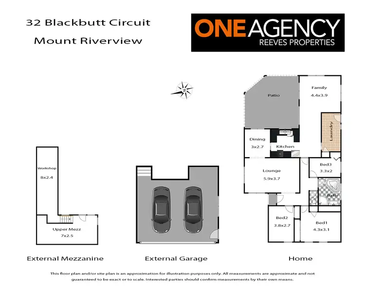 Floorplan of Homely house listing, 32 Blackbutt Circle, Mount Riverview NSW 2774