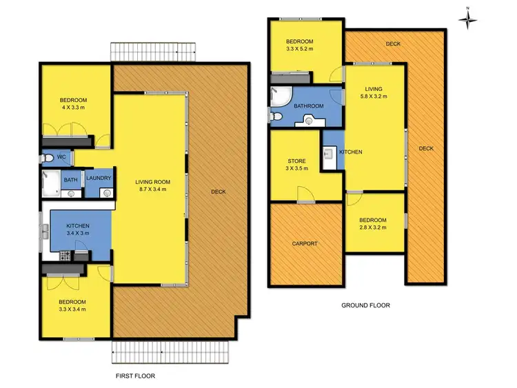 Floorplan of Homely house listing, 21 Murray Square, Apollo Bay VIC 3233