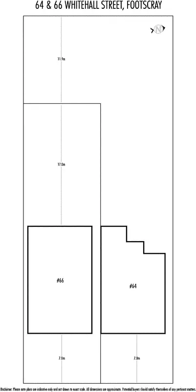 Floorplan of Homely house listing, 64 Whitehall Street, Footscray VIC 3011