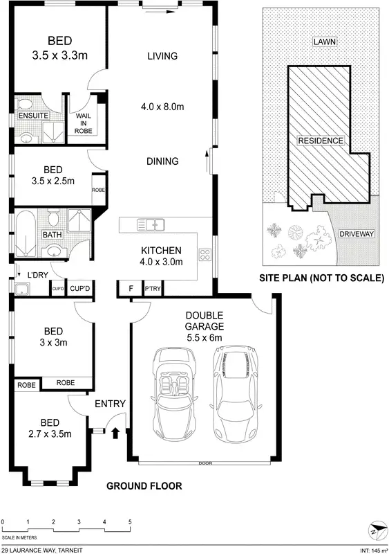 Floorplan of Homely house listing, 29 Laurence Way, Tarneit VIC 3029