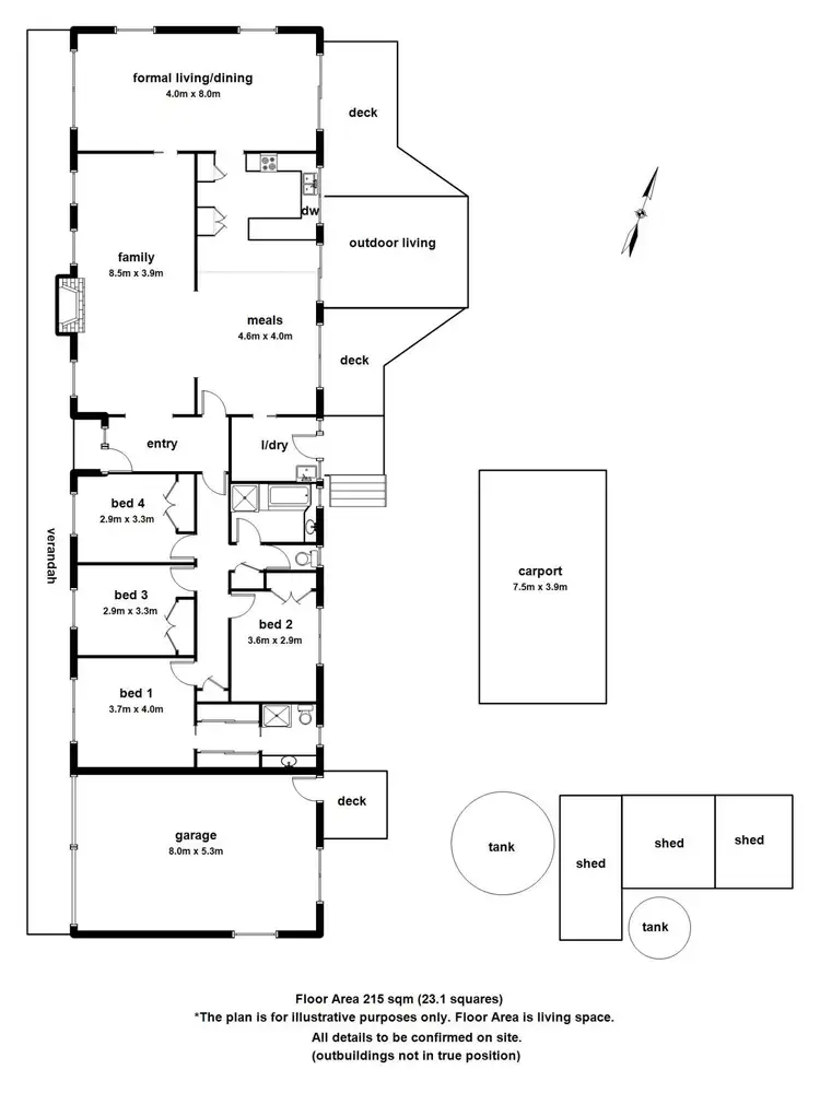 Floorplan of Homely house listing, 15 Oaktree Drive, Kallista VIC 3791
