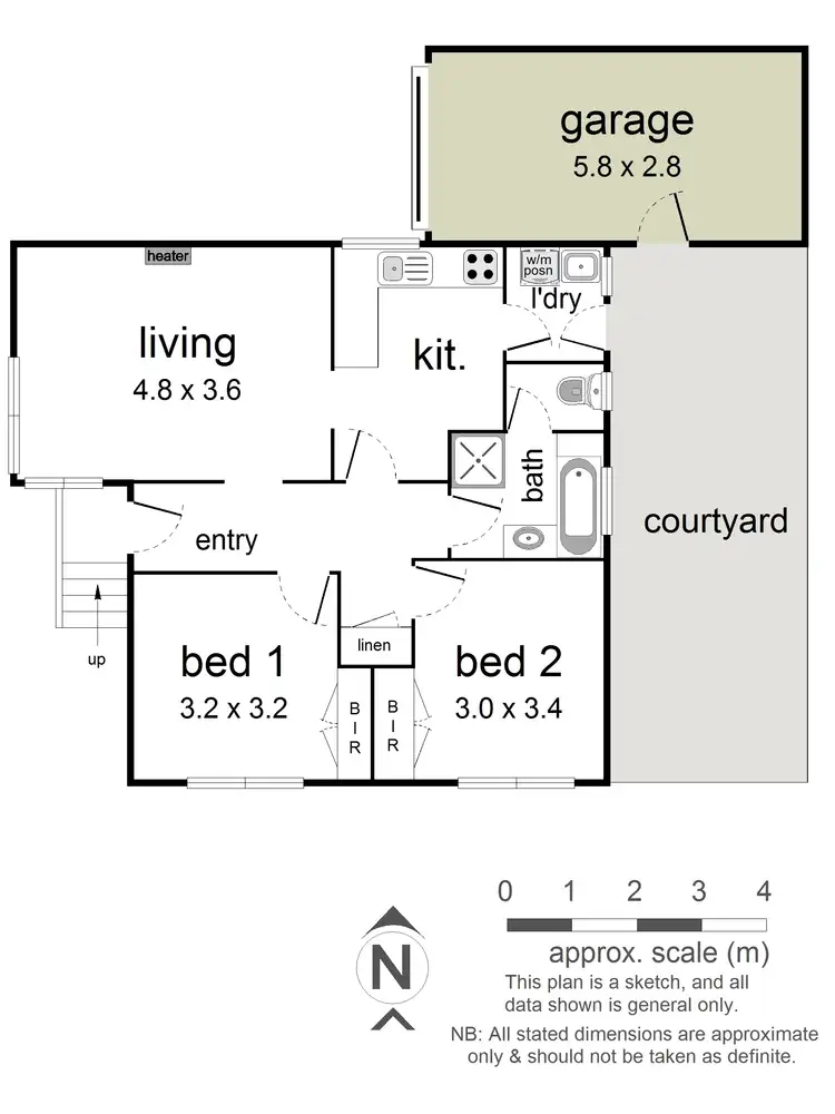 Floorplan of Homely unit listing, 1/42 Barkly Street, Ringwood VIC 3134