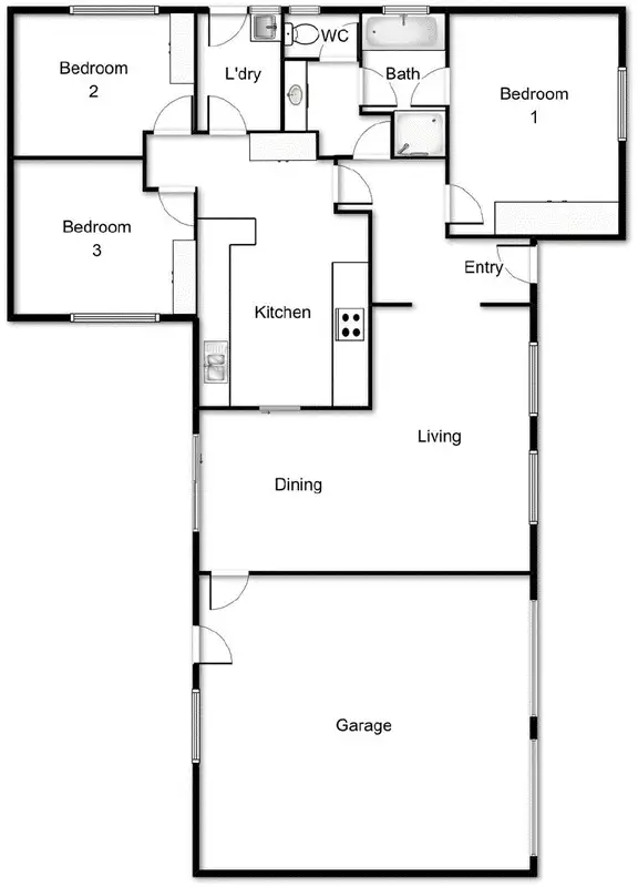 Floorplan of Homely townhouse listing, 4/35 Lansell Circuit, Wanniassa ACT 2903