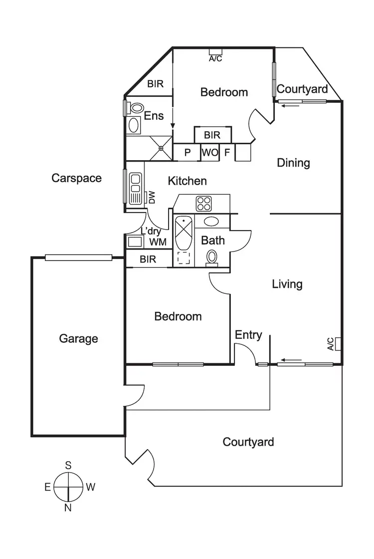 Floorplan of Homely unit listing, 3/1 Spring Road, Caulfield South VIC 3162