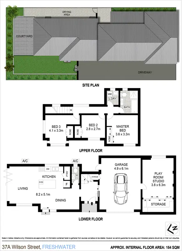 Floorplan of Homely house listing, 37a Wilson Street, Freshwater NSW 2096