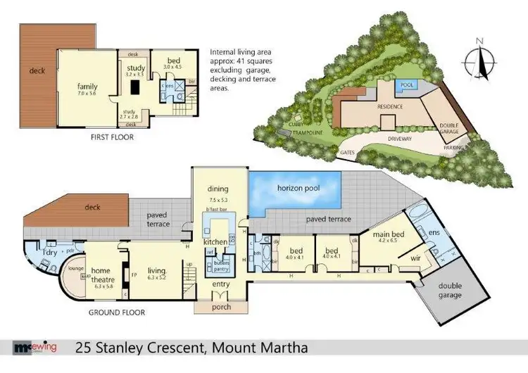 Floorplan of Homely house listing, 25 Stanley Crescent, Mount Martha VIC 3934