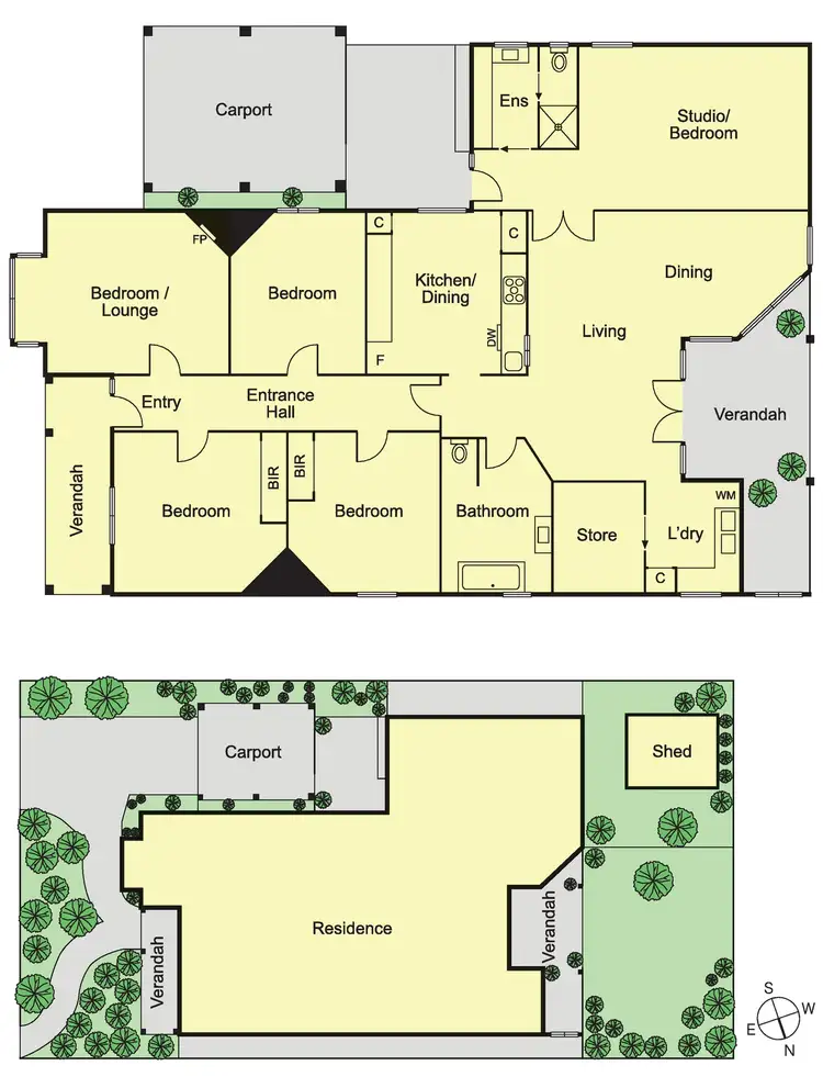 Floorplan of Homely house listing, 5 Heywood Street, Caulfield North VIC 3161