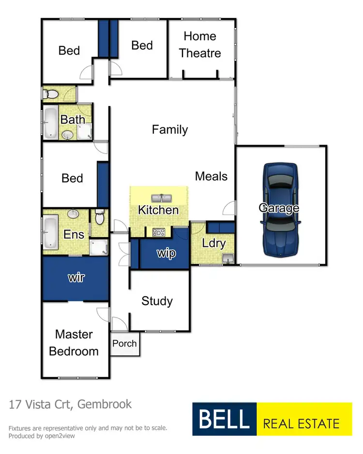 Floorplan of Homely house listing, 17 VISTA COURT, Gembrook VIC 3783