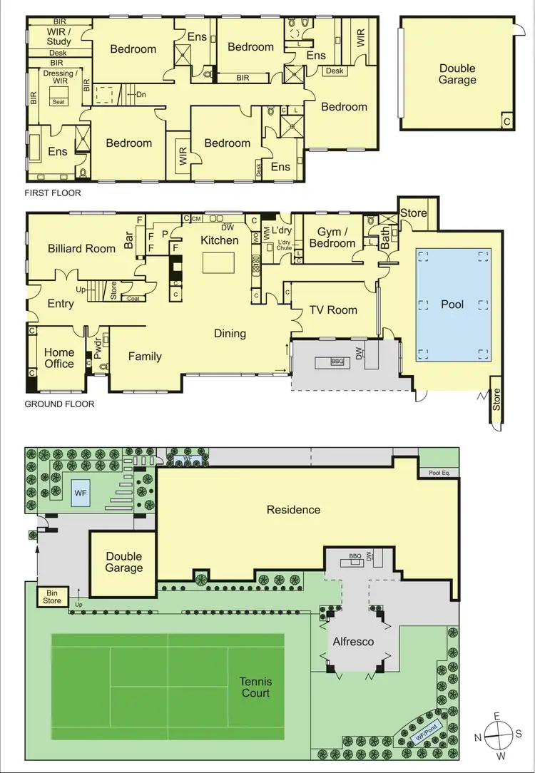 Floorplan of Homely house listing, 54-56 Burrindi Road, Caulfield South VIC 3162