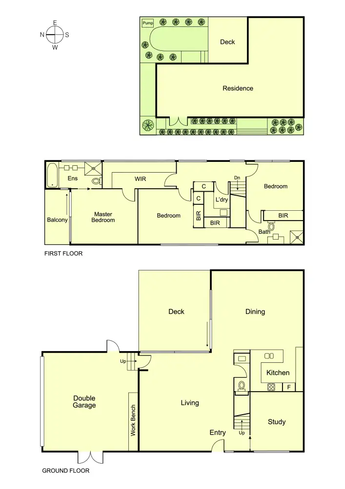 Floorplan of Homely townhouse listing, 4 Canrobert Street, Caulfield North VIC 3161