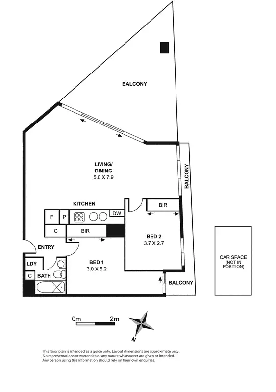 Floorplan of Homely apartment listing, 102/8 Waterview Walk, Docklands VIC 3008