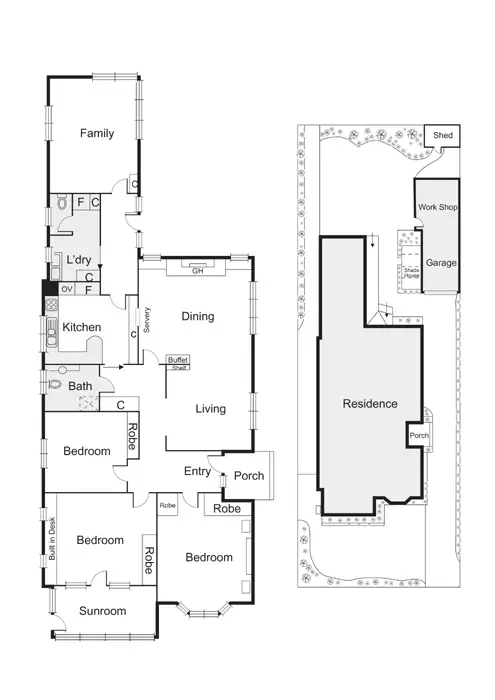 Floorplan of Homely house listing, 99 Sandringham Road, Sandringham VIC 3191