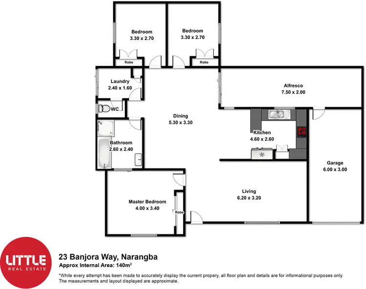Floorplan of Homely house listing, 23 Banjora Way, Narangba QLD 4504