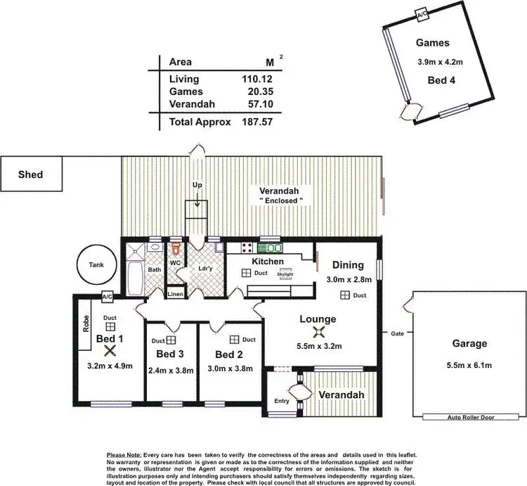 Floorplan of Homely house listing, 7 Minchington Road, Elizabeth North SA 5113