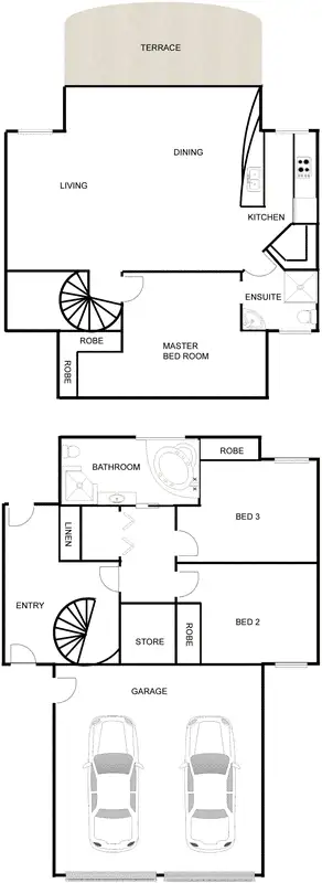 Floorplan of Homely townhouse listing, 3 Carnall Close, Holt ACT 2615
