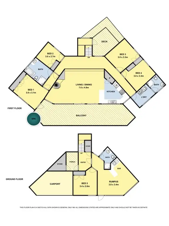 Floorplan of Homely house listing, 3 Banool Road, Fairhaven VIC 3231