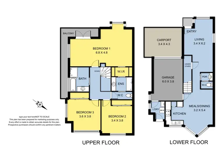 Floorplan of Homely townhouse listing, 1/11 Chandler Road, Boronia VIC 3155