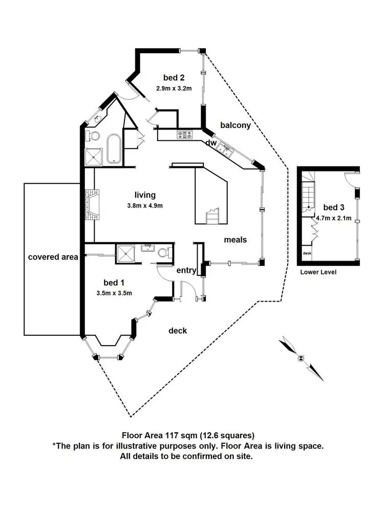 Floorplan of Homely house listing, 92 Old Coach Road, Kalorama VIC 3766
