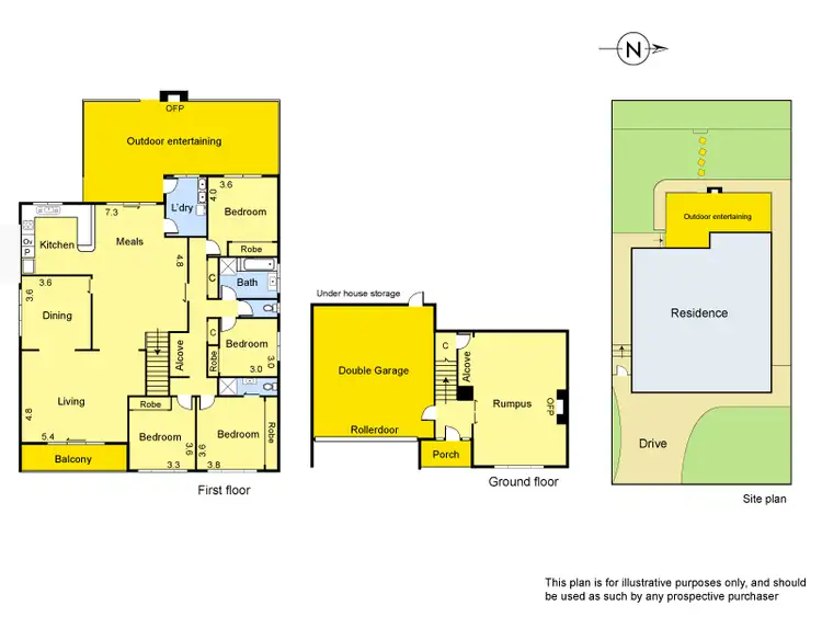 Floorplan of Homely house listing, 69 Manatunga Circuit, Greensborough VIC 3088