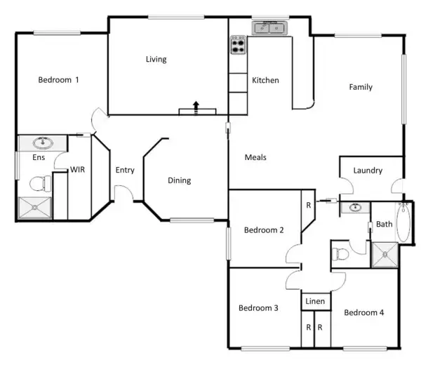Floorplan of Homely house listing, 7 Furey Street, Gordon ACT 2906